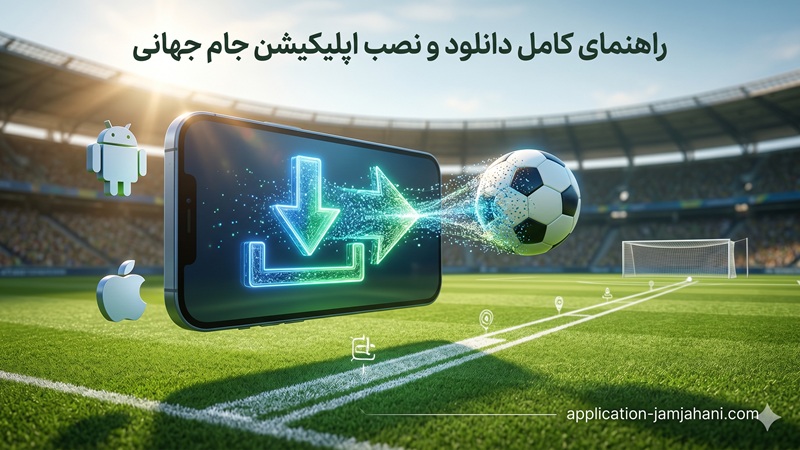 راهنمای کامل دانلود و نصب اپلیکیشن جام جهانی